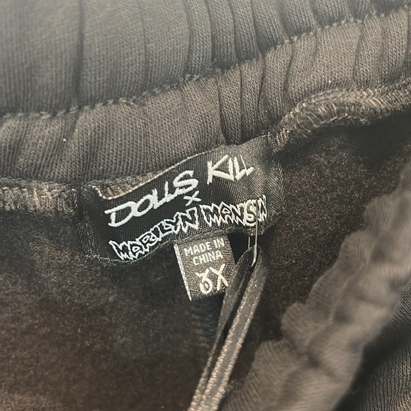 Brand new dolls kill Marilyn Manson Black Sweatpants with Neon Green Graphic 3XL - Picture 4 of 5